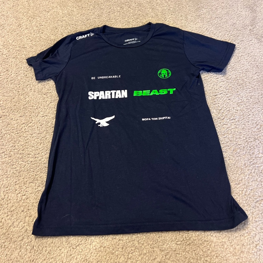 Craft Black and Green Spartan Beast Tee